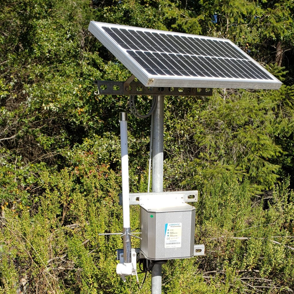 Solar Panel On Post